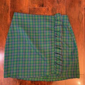 Plaid skirt
